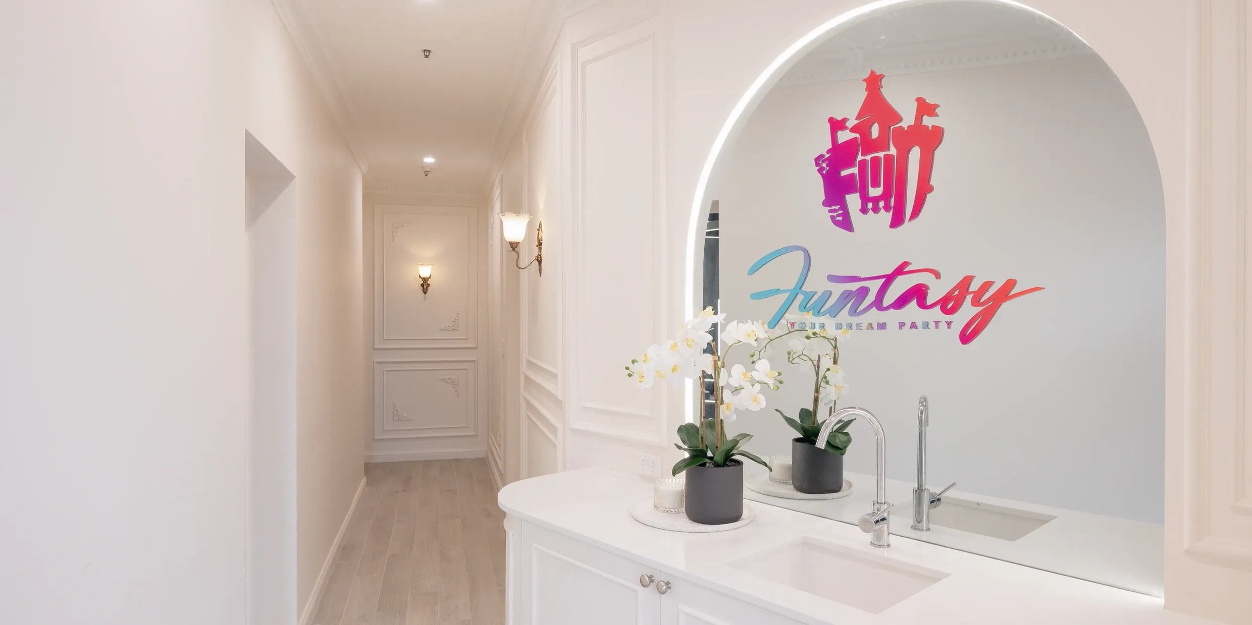 Party decorations at Funtasy